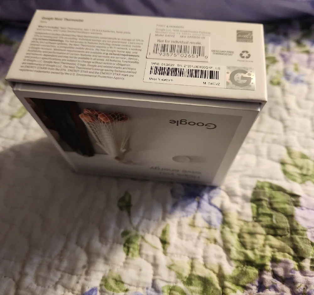Google Nest Thermostat - White